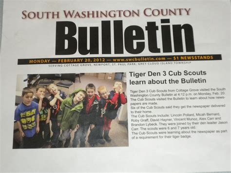 bulletin newspaper|South Washington County Bulletin Information .
